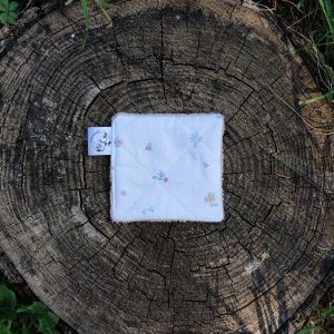 Coton matelassé - Corail tissu en fibre de bambou