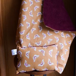 Couverture et son coussin - Papillon