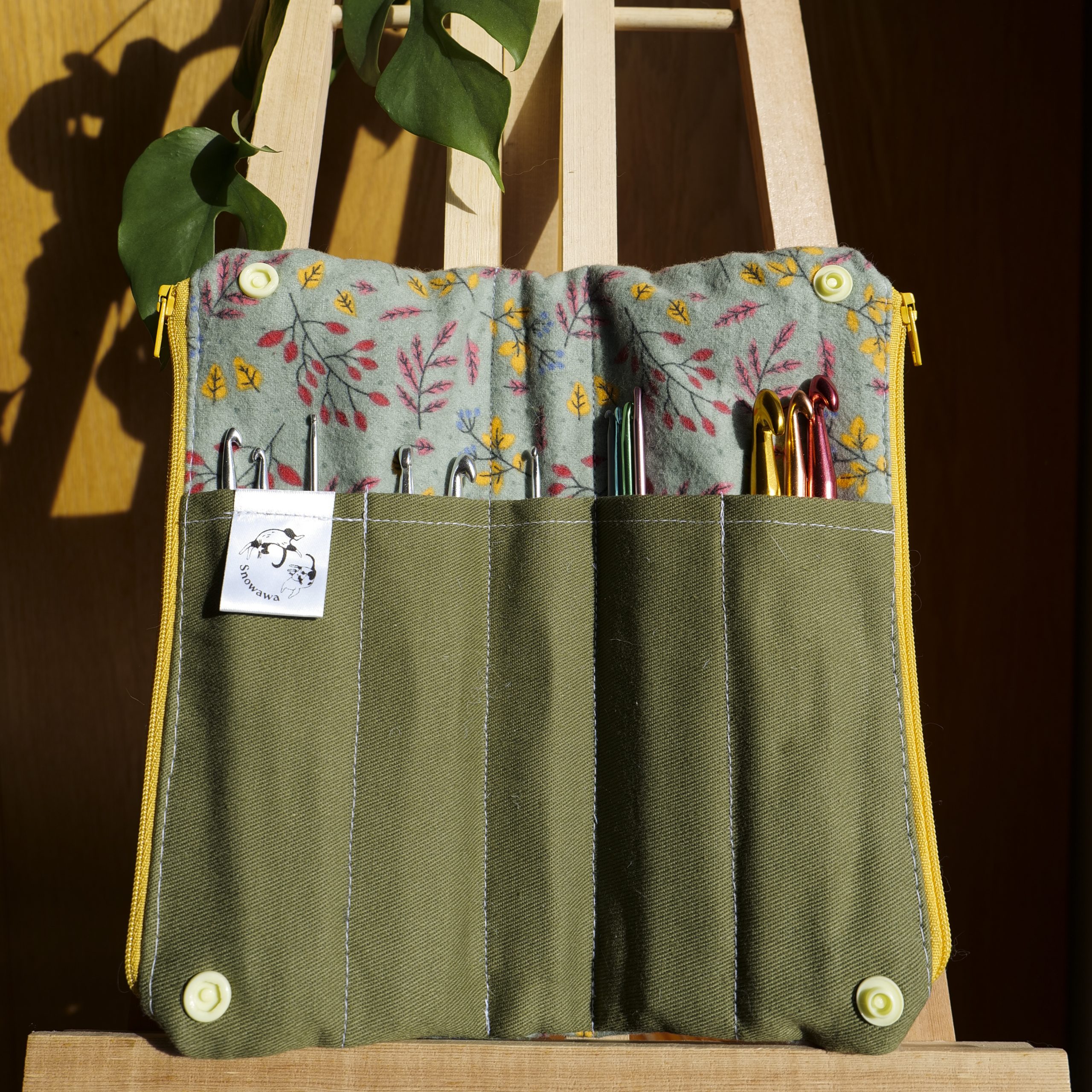 Officine nomade flanelle - Automne vert