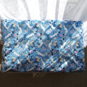 Tapis nuage antidérapant velours - Hermine