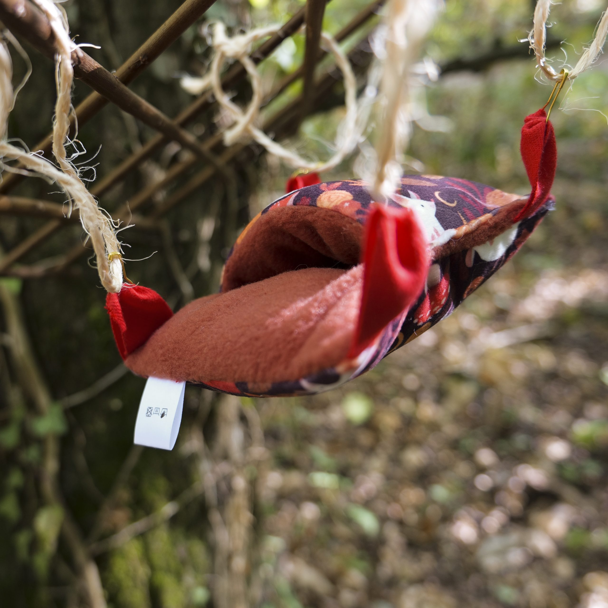 Hamac poche petit velours - Souris – Image 3